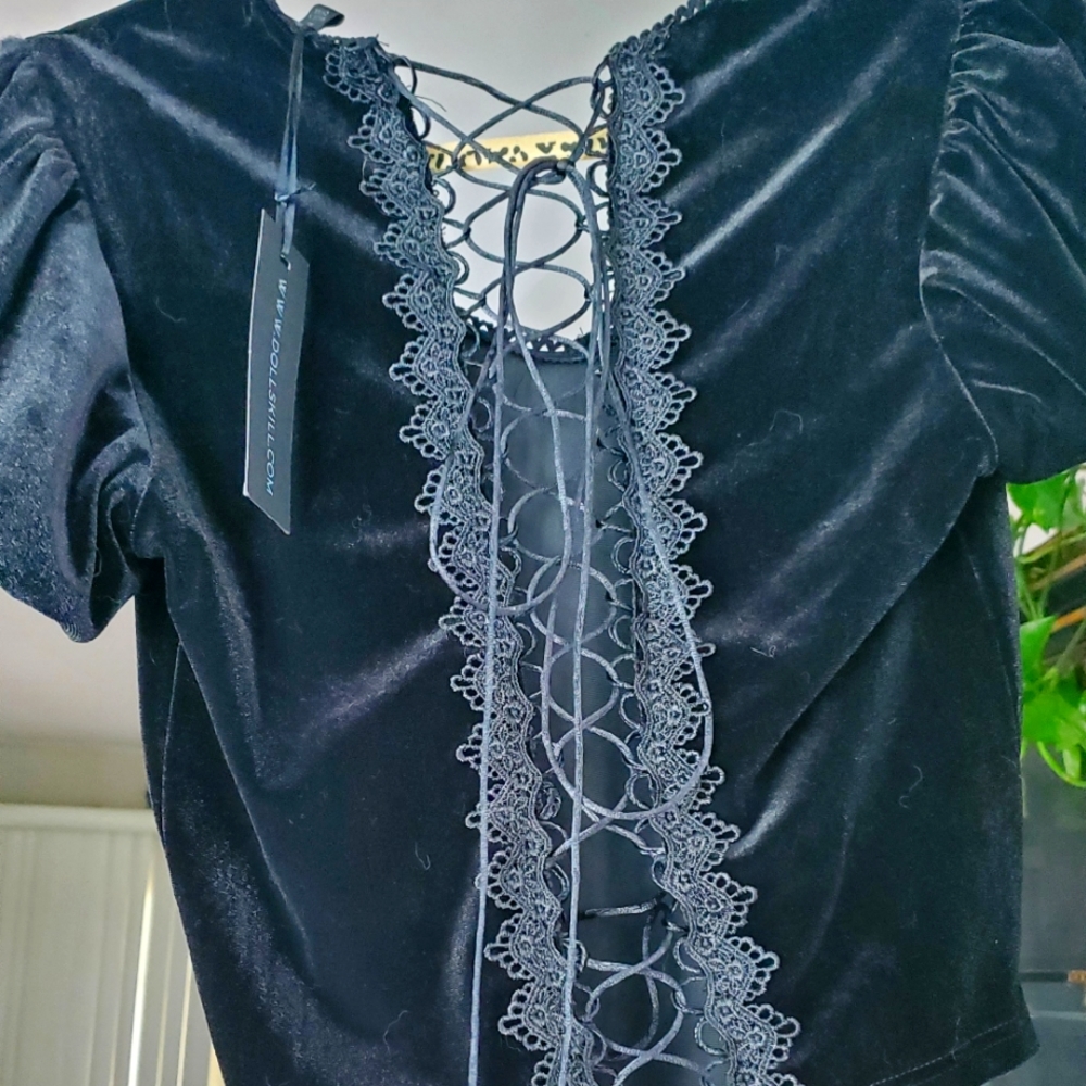 Dolls kill gothic top